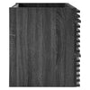 Modway Render 36’’ Wall-Mount Bathroom Vanity Cabinet in Charcoal - Sink Basin Not Included