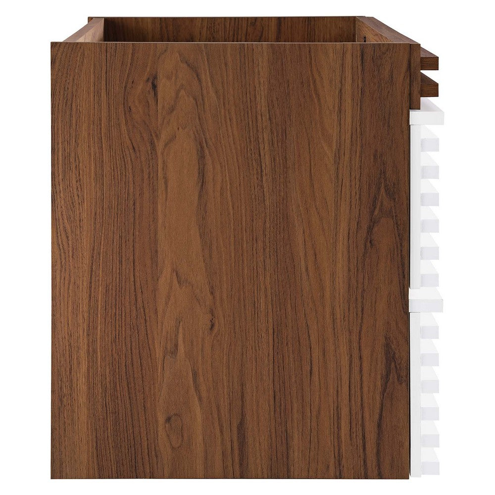 Render 36" Wall-Mount Bathroom Vanity Cabinet (Sink Basin Not Included) by Modway| Brown