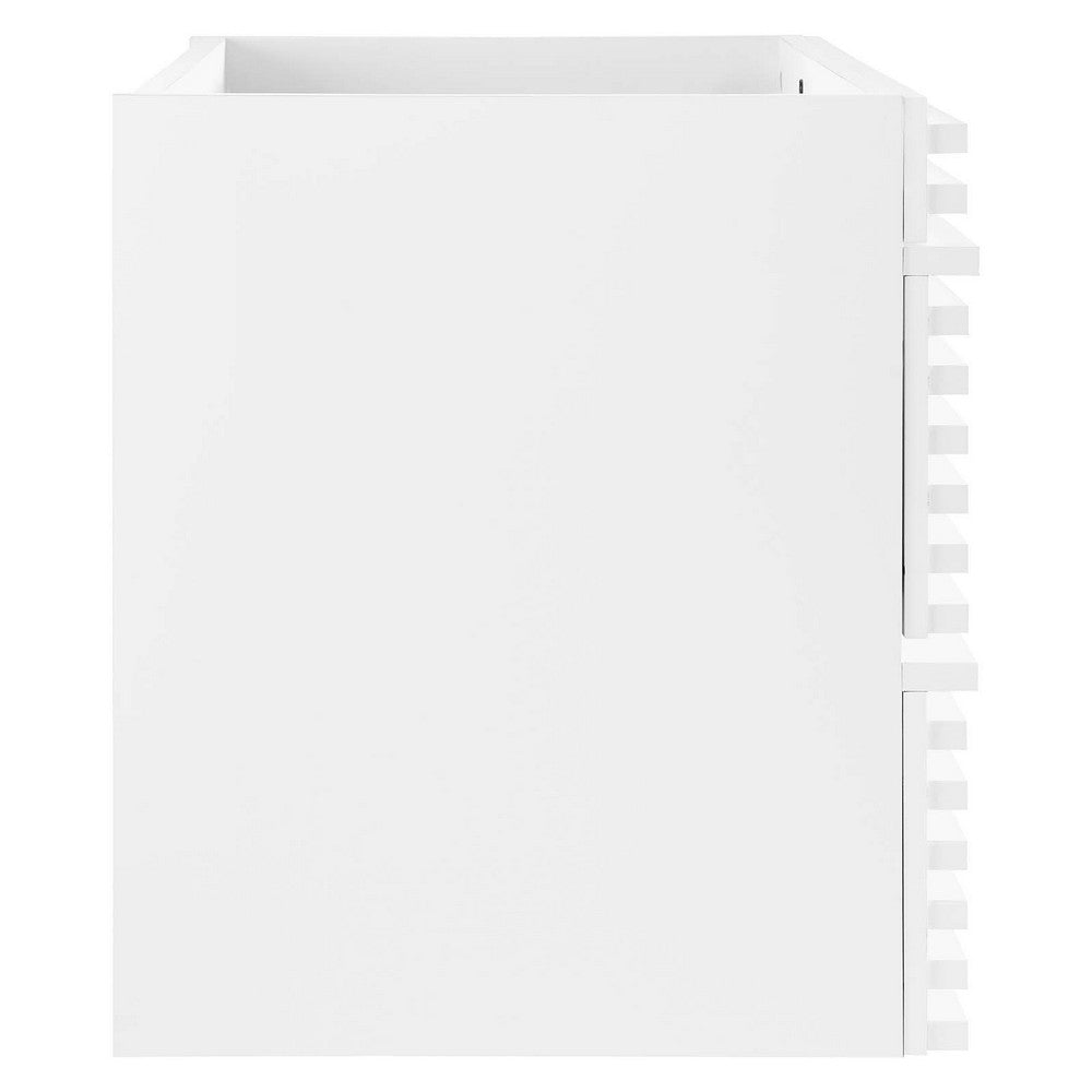 Render 36" Wall-Mount Bathroom Vanity Cabinet (Sink Basin Not Included) by Modway| White