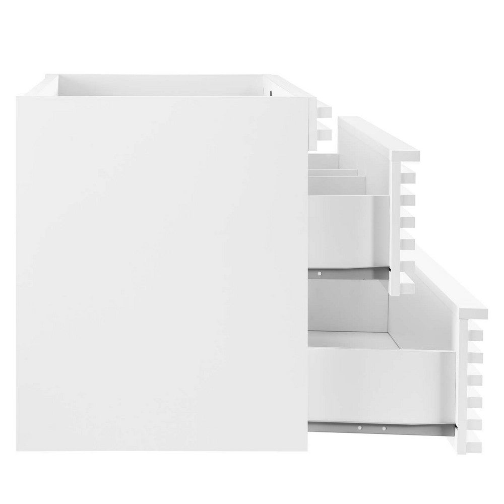 Render 36" Wall-Mount Bathroom Vanity Cabinet (Sink Basin Not Included) by Modway| White