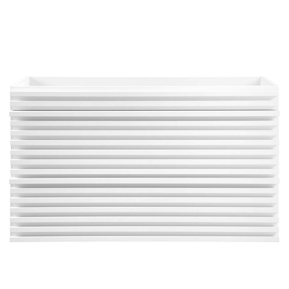 Render 36" Wall-Mount Bathroom Vanity Cabinet (Sink Basin Not Included) by Modway| White