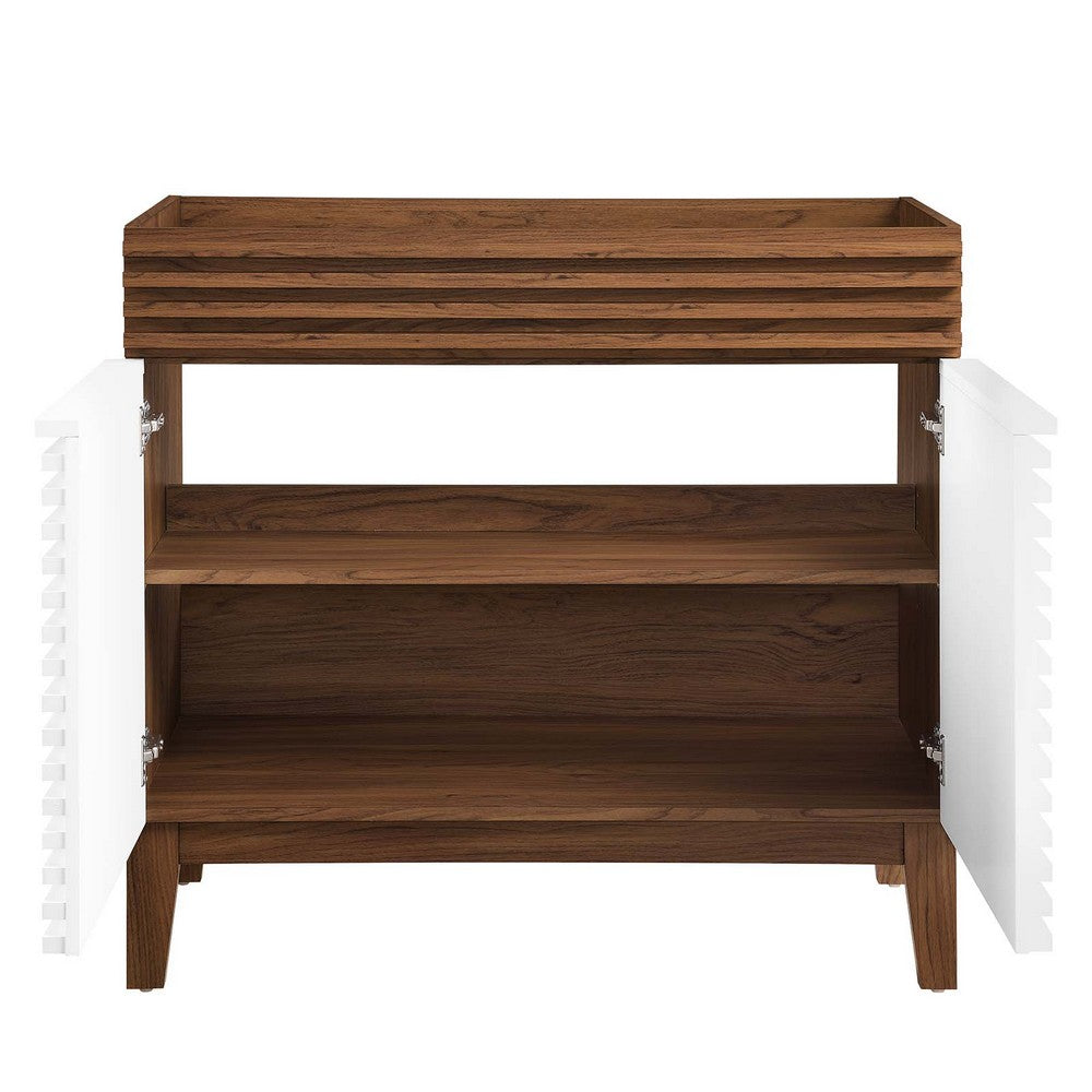 Render 36" Bathroom Vanity Cabinet by Modway| Brown
