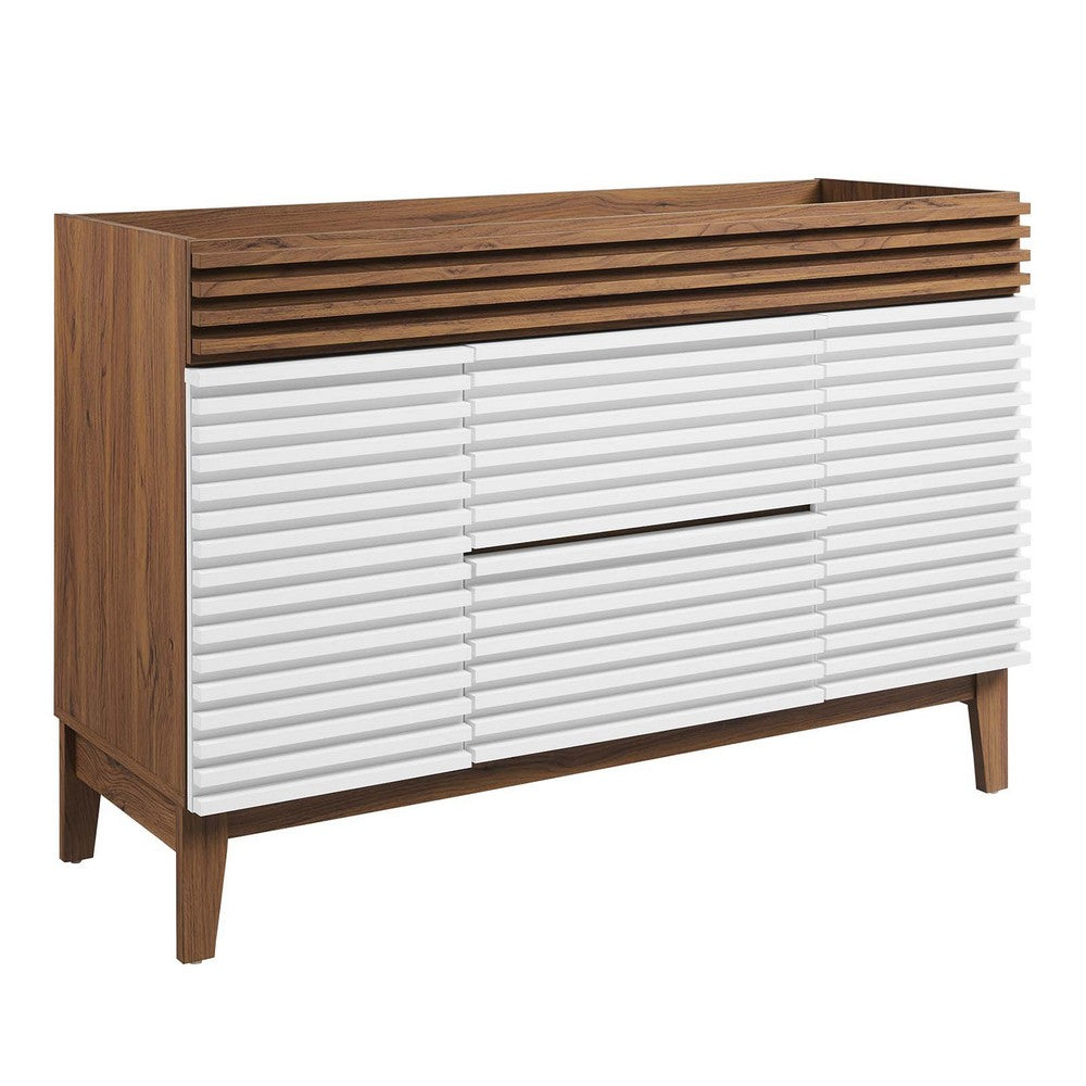 Render 48" Single Sink Compatible (not included) Bathroom Vanity Cabinet by Modway| Brown