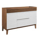 Render 48" Single Sink Compatible (not included) Bathroom Vanity Cabinet by Modway| Brown