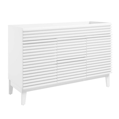 Render 48" Double Sink Compatible (Not Included) Bathroom Vanity Cabinet by Modway| White