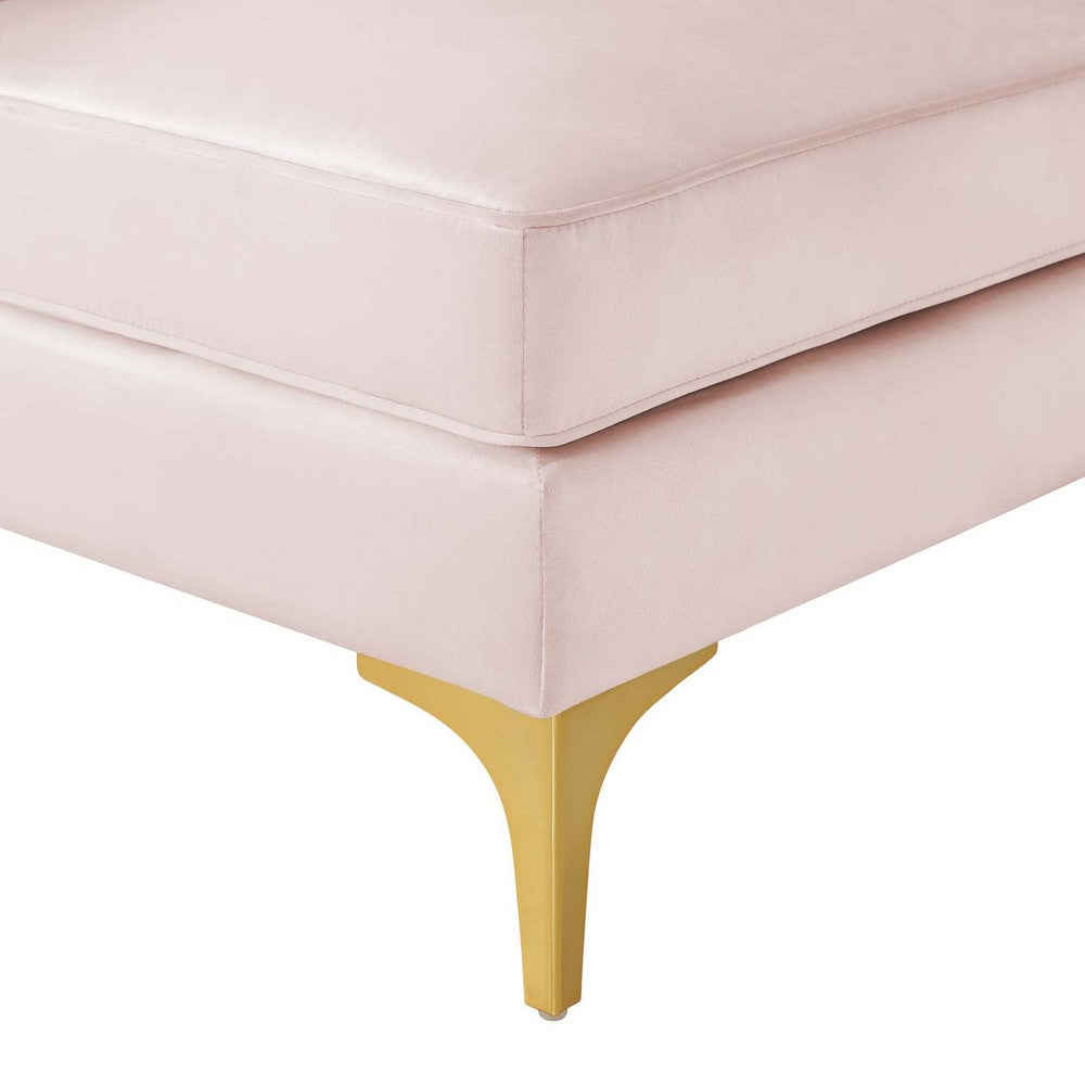 Triumph Channel Tufted Performance Velvet Loveseat by Modway| Red