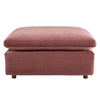 Commix Down Filled Overstuffed Performance Velvet Ottoman - No Shipping Charges MDY-EEI-4365-DUS