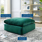 Commix Down Filled Overstuffed Performance Velvet Ottoman - No Shipping Charges