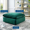 Commix Down Filled Overstuffed Performance Velvet Ottoman - No Shipping Charges