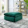 Commix Down Filled Overstuffed Performance Velvet Ottoman - No Shipping Charges