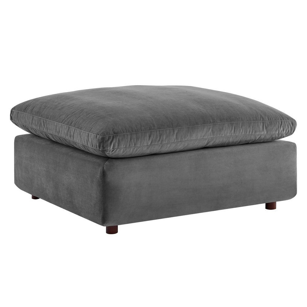 Modway Modular Sofa Commix Down Filled Overstuffed Performance Velvet MDY-EEI-4365-DUS