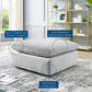 Modway Modular Sofa Commix Down Filled Overstuffed Performance Velvet MDY-EEI-4365-DUS