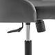Distinct Tufted Swivel Vegan Leather Office Chair by Modway| Gray