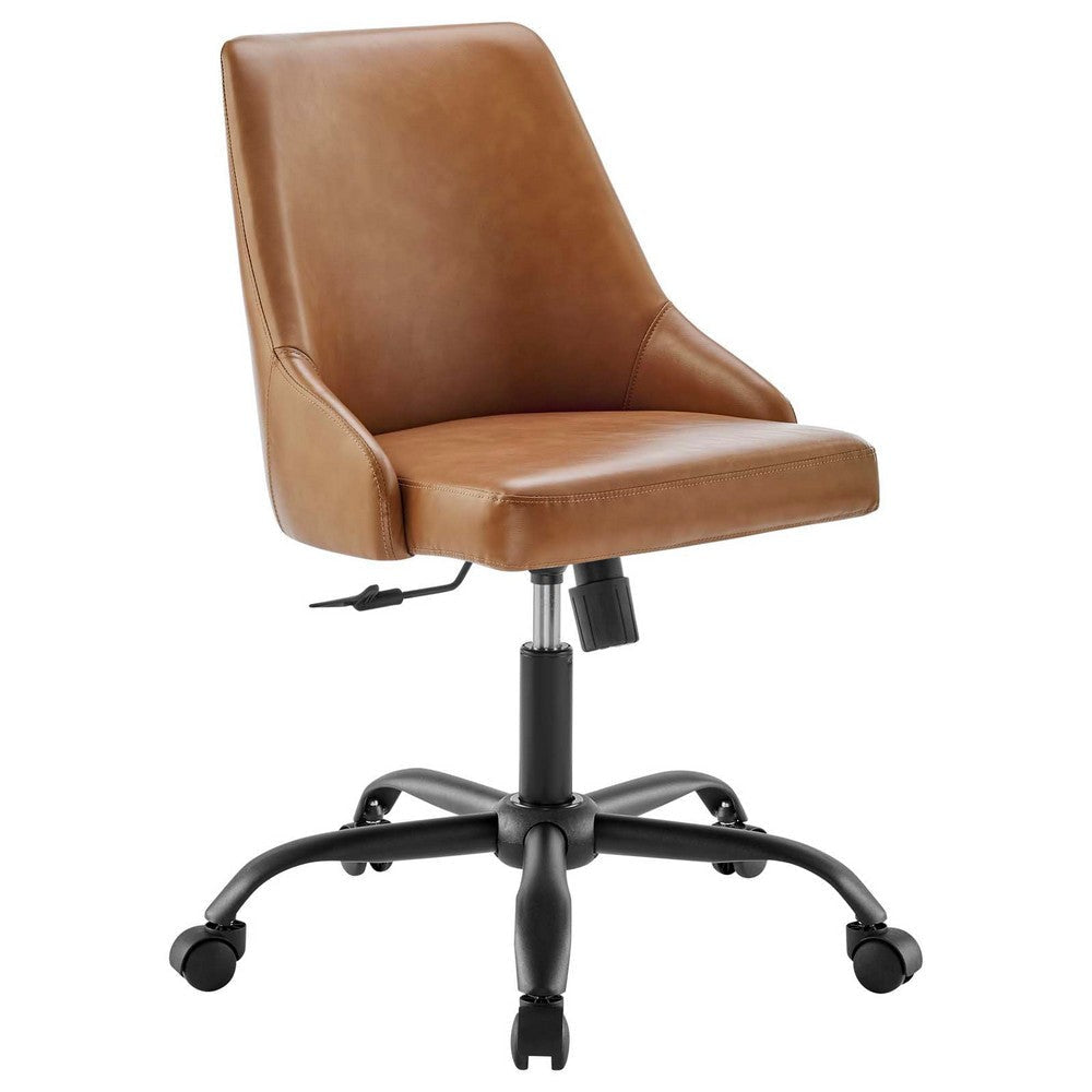 Designate Swivel Vegan Leather Office Chair  - No Shipping Charges