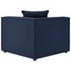 Modway EEI-4377-NAV Saybrook Outdoor Patio Upholstered 2-Piece Sectional Sofa Loveseat Navy MDY-EEI-4377-NAV