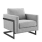 Posse Upholstered Fabric Accent Chair 