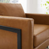 Posse Vegan Leather Accent Chair - No Shipping Charges