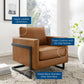 Posse Vegan Leather Accent Chair - No Shipping Charges