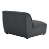 Modway Comprise Fabric Upholstered Sectional Right-Arm Chair Charcoal MDY-EEI-4416-CHA