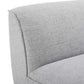 Modway Comprise Fabric Upholstered Sectional Armless Chair Light Gray MDY-EEI-4418-LGR