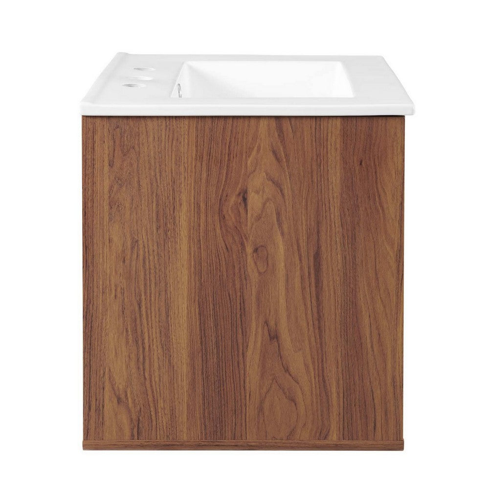 Transmit 24" Wall-Mount Bathroom Vanity by Modway| White