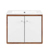 Transmit 24" Wall-Mount Bathroom Vanity by Modway| White