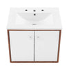 Transmit 24" Wall-Mount Bathroom Vanity by Modway| White