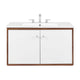 Transmit 36" Wall-Mount Bathroom Vanity by Modway| White