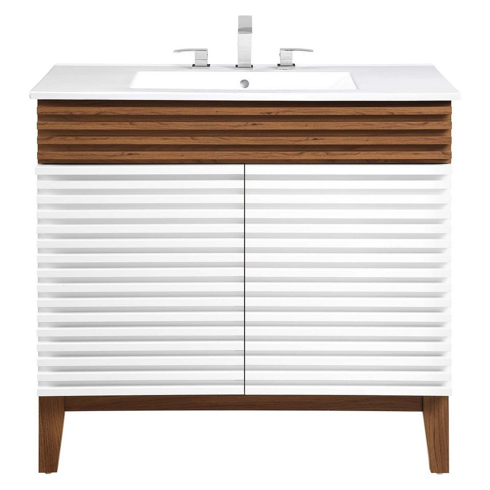 Render 36" Bathroom Vanity by Modway| White