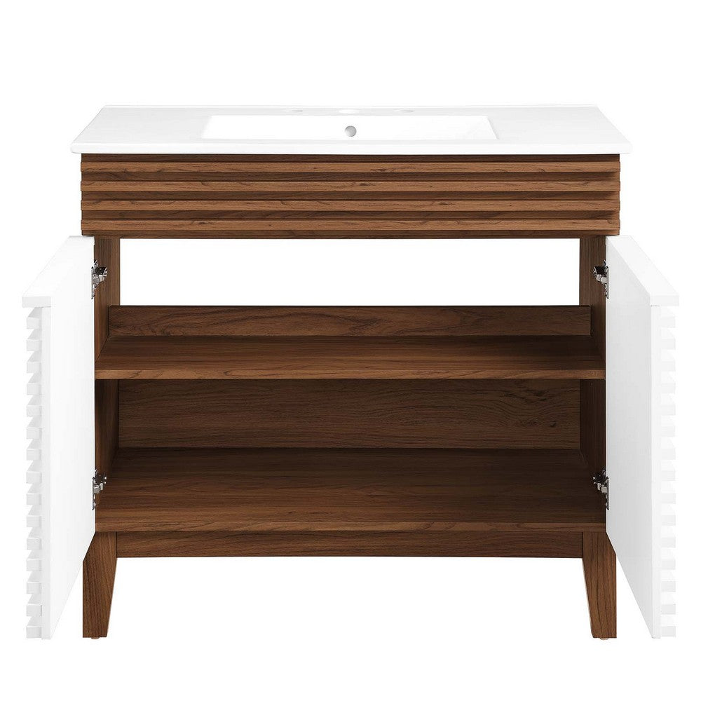 Render 36" Bathroom Vanity by Modway| White