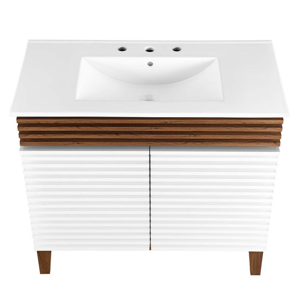 Render 36" Bathroom Vanity by Modway| White
