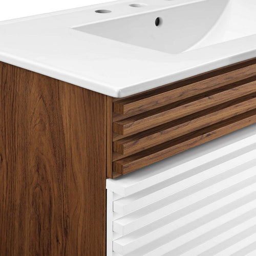 Render 36" Bathroom Vanity by Modway| White