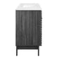 Modway Render 48’’ Single Bathroom Vanity in Charcoal White MDY-EEI-4439-CHA-WHI