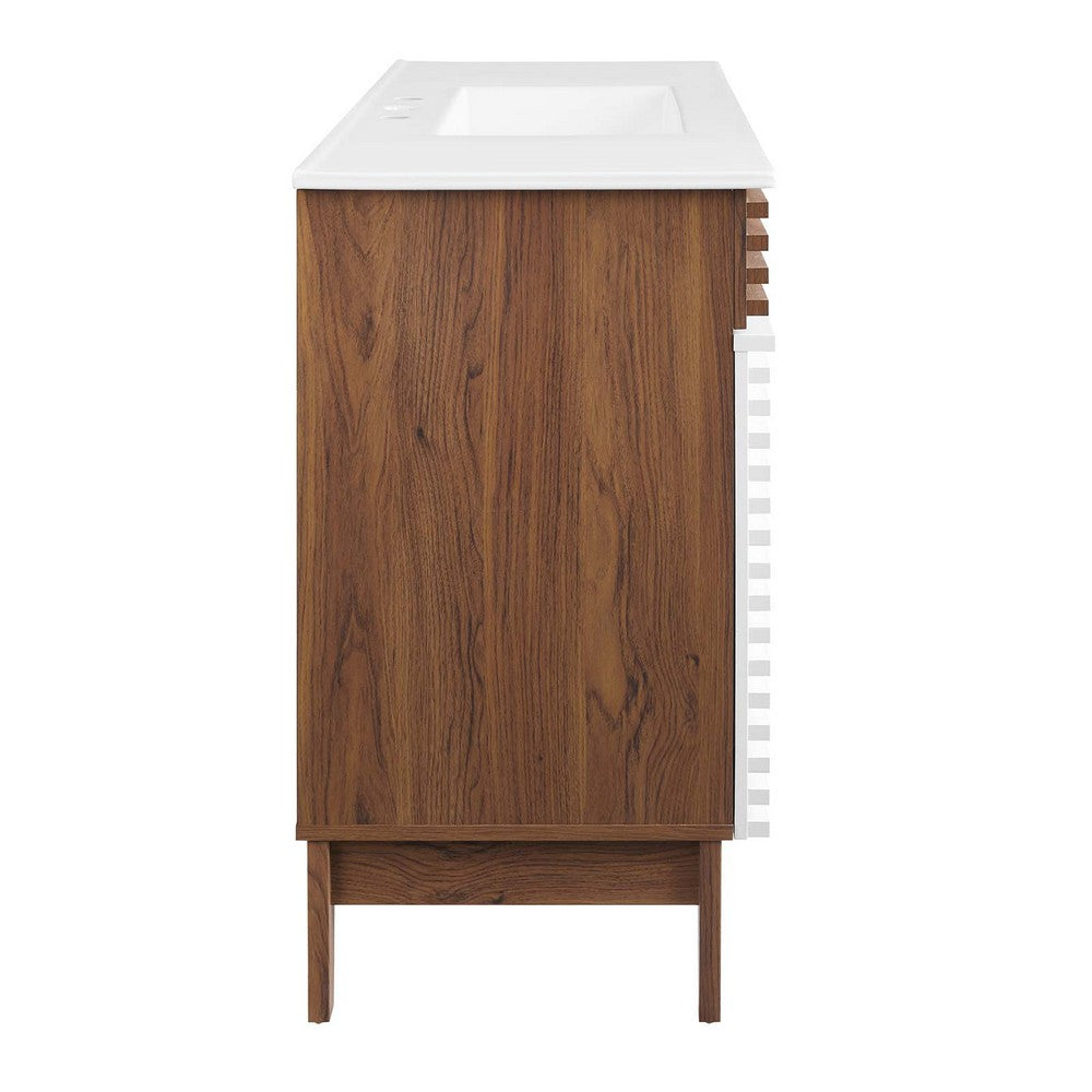 Render 48" Single Sink Bathroom Vanity by Modway| White