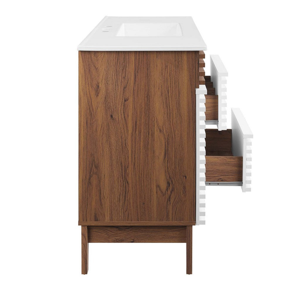 Render 48" Single Sink Bathroom Vanity by Modway| White