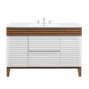 Render 48" Single Sink Bathroom Vanity by Modway| White