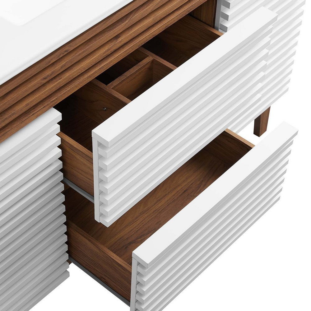 Render 48" Single Sink Bathroom Vanity by Modway| White