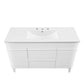 Modway Render 48’’ Single Bathroom Vanity in White White MDY-EEI-4439-WHI-WHI