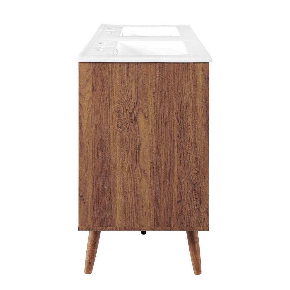 Transmit 48" Double Sink Bathroom Vanity by Modway| White