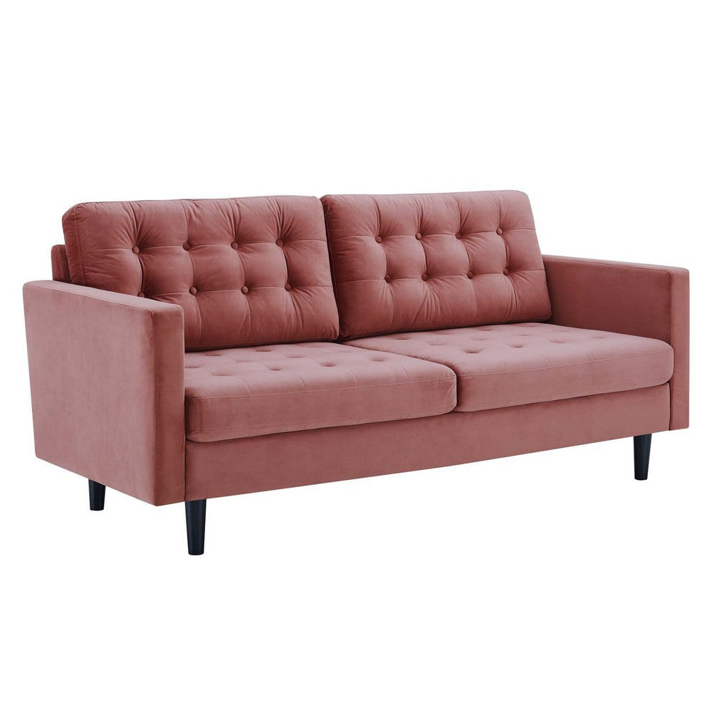 Modway Exalt Sofas, Dusty Rose