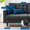 Modway Exalt Sofas, Charcoal