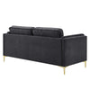 Kaiya Performance Velvet Sofa by Modway| Brown