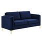 Modway Kaiya Performance Velvet Sofa, 32 x 71 x 33.5, Midnight Blue