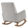 Modway Sway Channel Tufted Performance Velvet Rocking Chair Light Gray MDY-EEI-4456-LGR