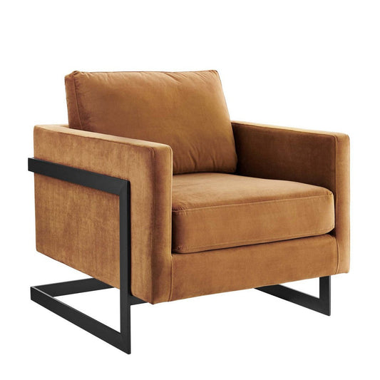 Posse Performance Velvet Accent Chair  - No Shipping Charges