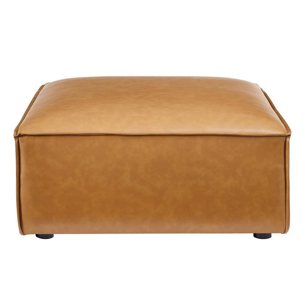 Restore Vegan Leather Ottoman - No Shipping Charges