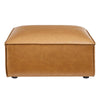 Restore Vegan Leather Ottoman - No Shipping Charges