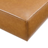 Restore Vegan Leather Ottoman - No Shipping Charges