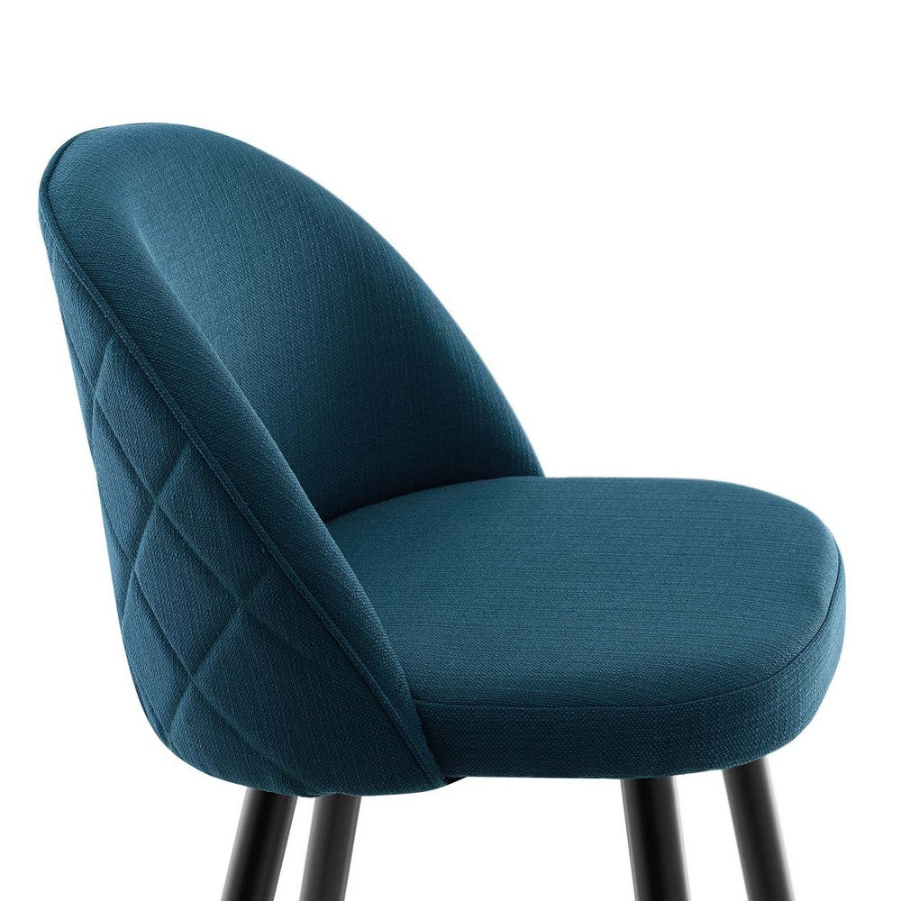 Cordial Fabric Bar Stools Set of 2 by Modway| Blue