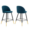 Cordial Fabric Counter Stools - Set of 2  - No Shipping Charges